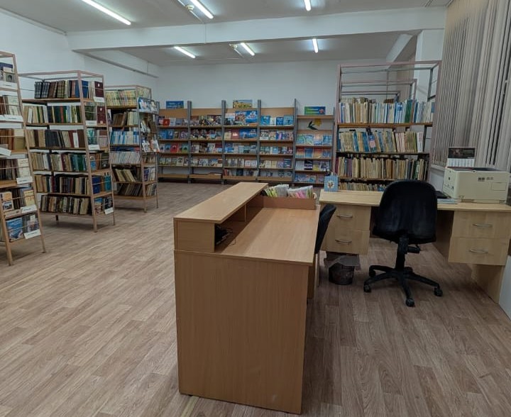 Школьная библиотека.